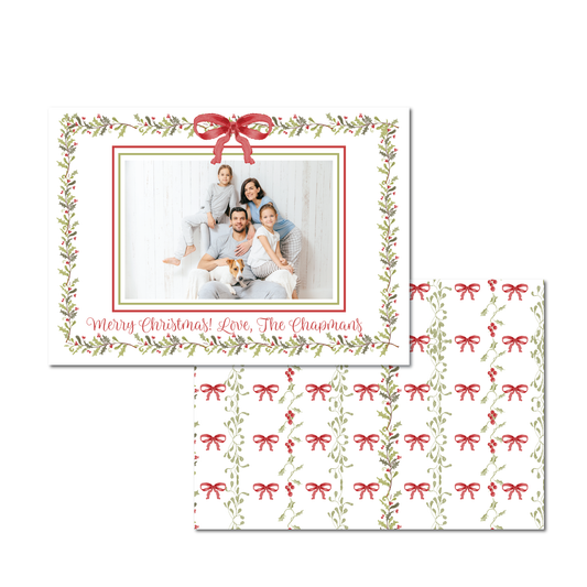 Classic Garland Holiday Card