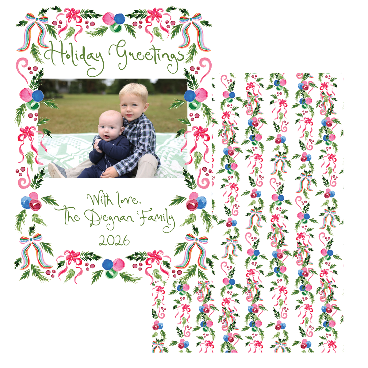 Christmas Whimsy Holiday Card