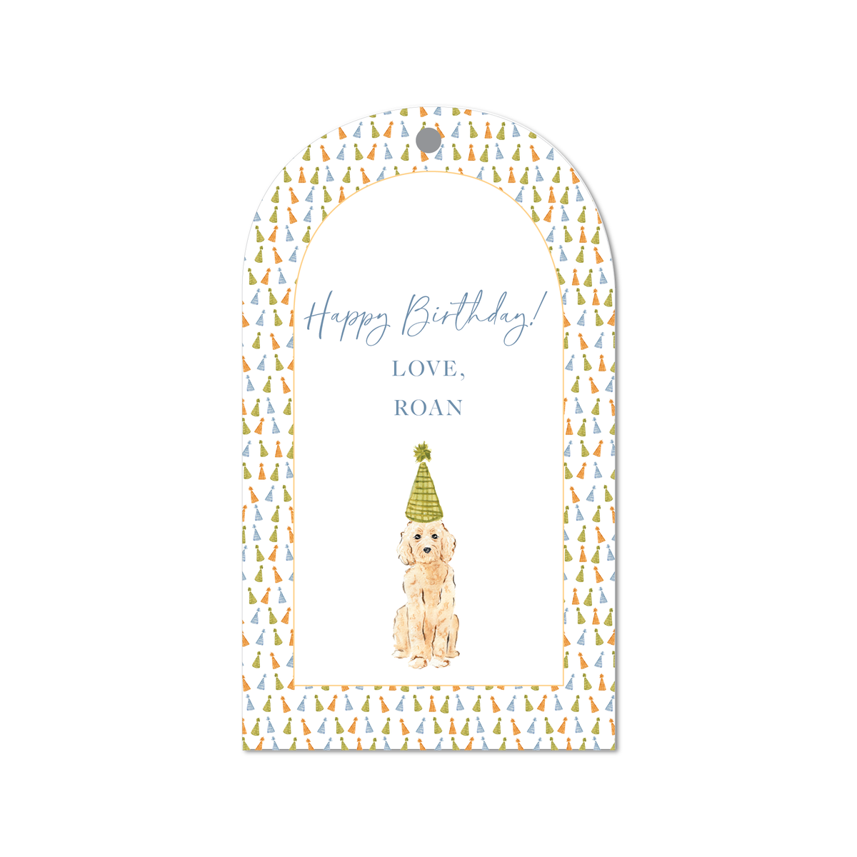 Puppy Party Gift Tag