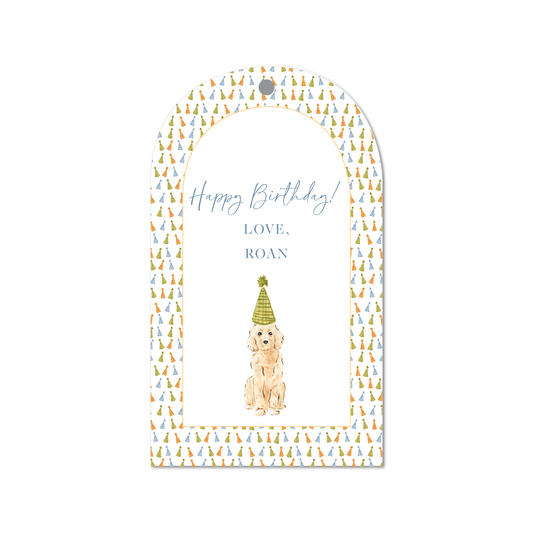 Puppy Party Gift Tag